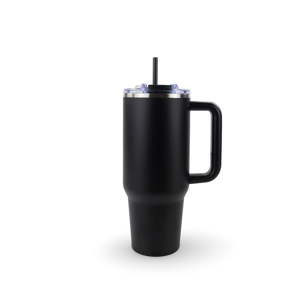 Black Tumbler With Handle